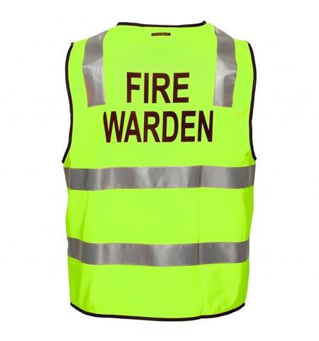 Day/Night Fire Warden Vest with Tape MZ104