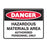 METAL DANGER SAFETY SIGNS 450mm x 650mm