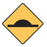 Regulatory Traffic Sign - Speed Hump Symbol