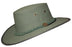 Barmah 1054 GR Green Drover Allover Canvas Hat