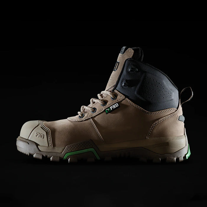 FXD WB-2 Mid Cut Work Boot-Stone