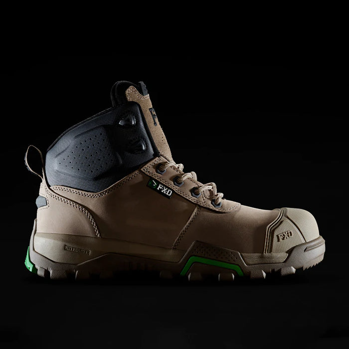 FXD WB-2 Mid Cut Work Boot-Stone