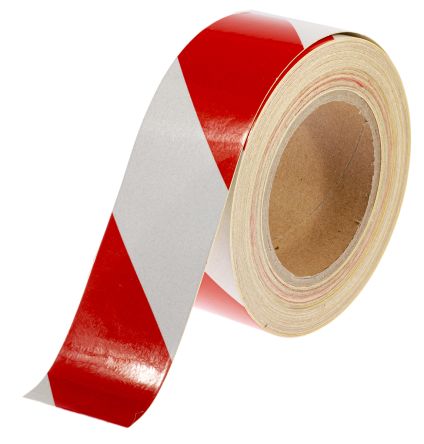 Red/White Reflective Indoor Warning Tape