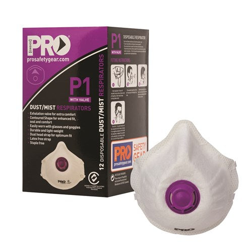 ProChoice® Dust Masks P1+Valve