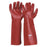 Red PVC Gloves Single Dip 45cm (one size fits all)