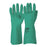 Green Nitrile Chemical Resistant Gloves (Length 33cm)