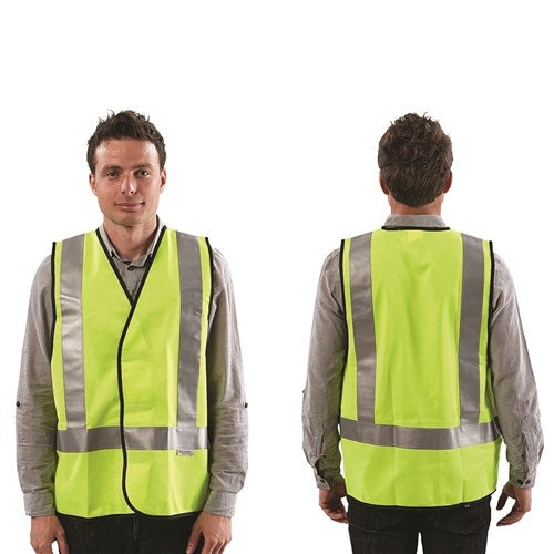 Pro Choice Fluro H Back Safety Vest - Day/Night Use