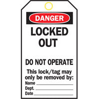 Lockout Tags - Locked Out