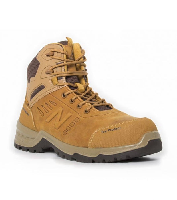 NEW BALANCE Contour 2E Zip Sided Safety Boot-Wheat