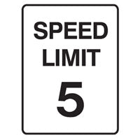 Speed Limit Sign - Speed Limit 5